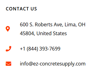 EZ Concrete Supply Info